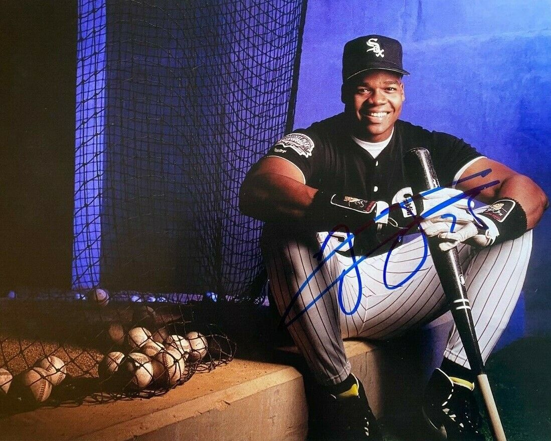 Frank Thomas signed autographed 11x14 Photo Poster painting White Sox Hall of Fame IN PERSON