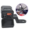 Motorcycle USB Charger 12V Dual USB Type C PD & QC 3.0 Motorcycle Phone Charger with ON/Off Switch for Phone Tablet GPS etc