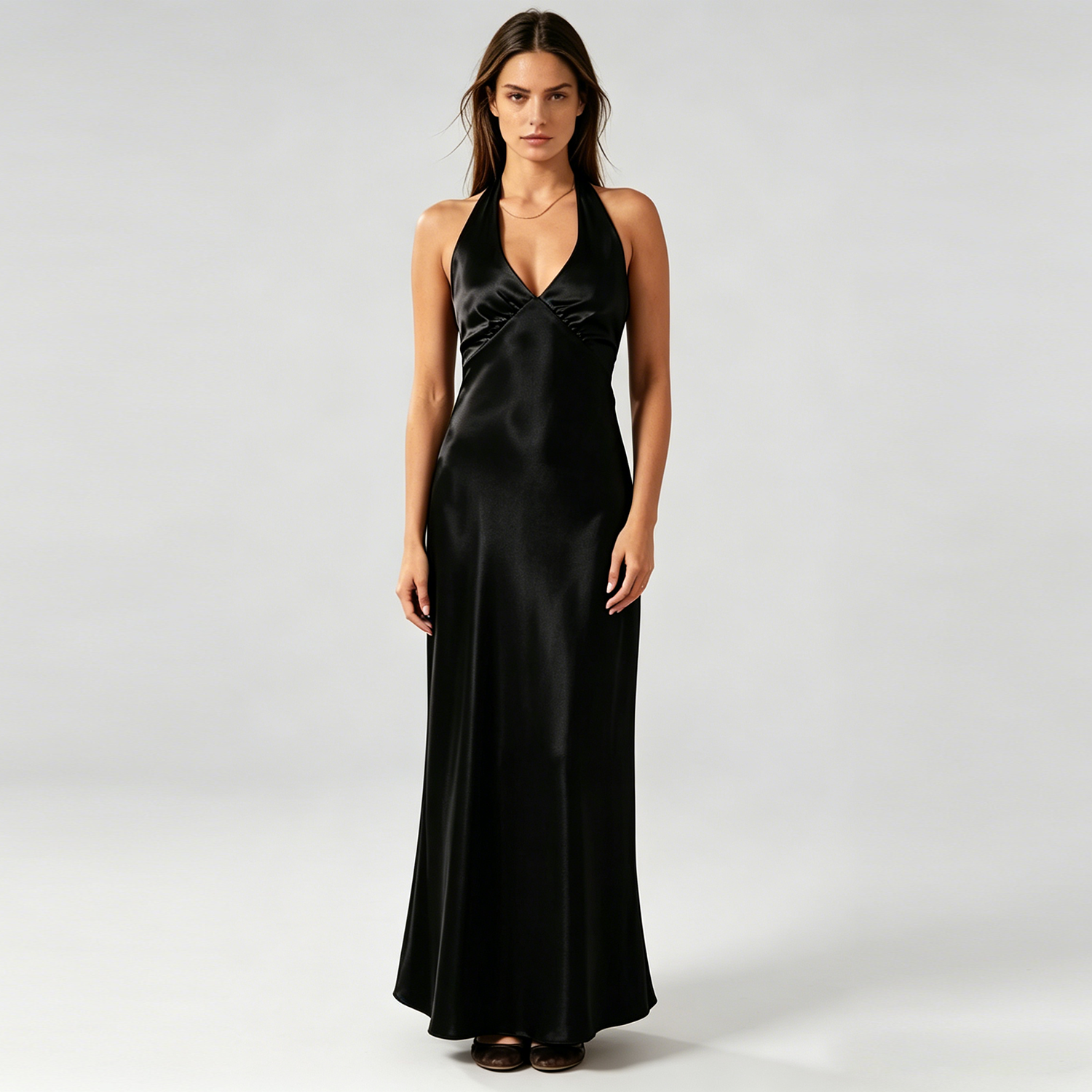 Silk Dress Women 100% Mulberry Silk Maxi Dress for Evening | Wedding Guest | Formal REAL SILK LIFE