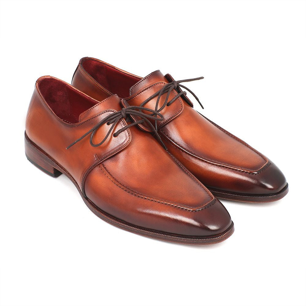 Gentleman's Oxford Shoes Classic Lace Up Formal Shoes Business Lather Brown Shoes-vocosishoes