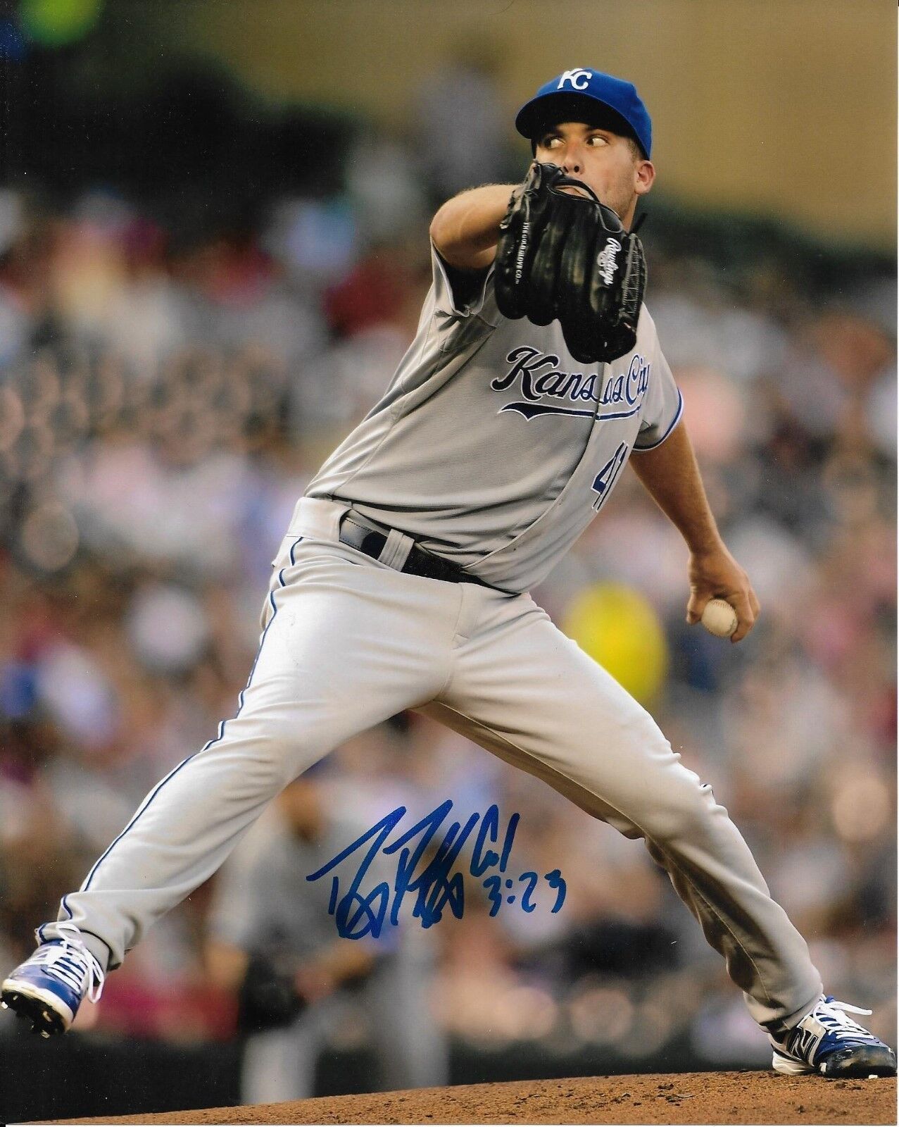 DANNY DUFFY signed autographed KANSAS CITY ROYALS 8X10 Photo Poster painting w/COA