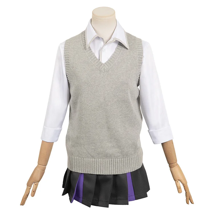 Whisper Me a Love Song 2024 Asanagi Yori Gray Vest Set Outfits Cosplay Costume Halloween Carnival Suit