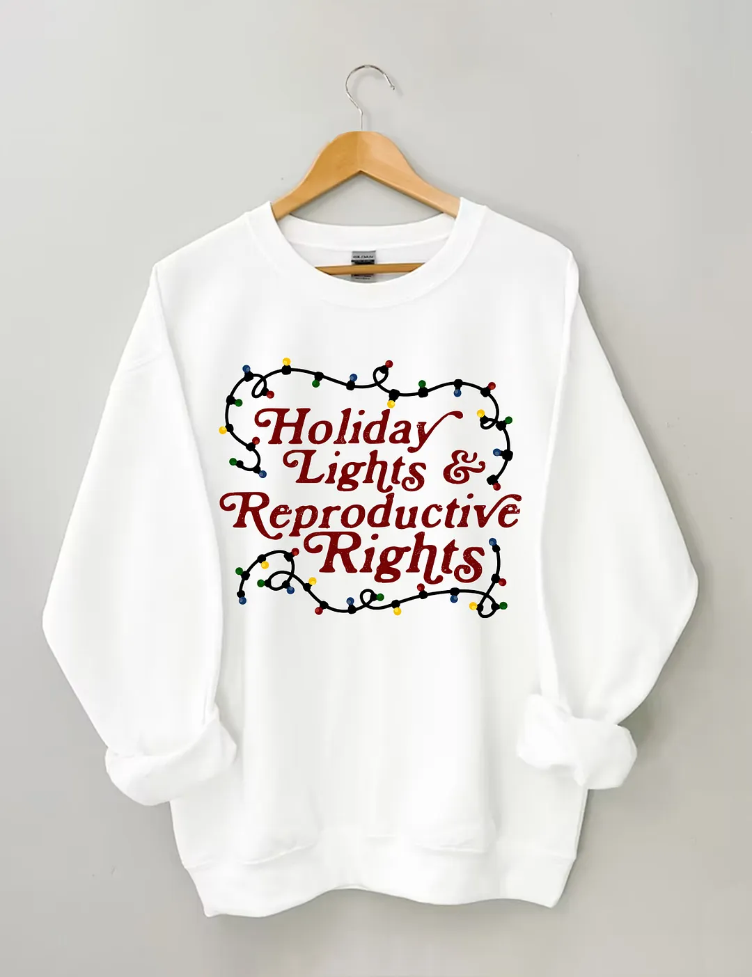 Holiday Lights & Reproductive Rights Sweatshirt