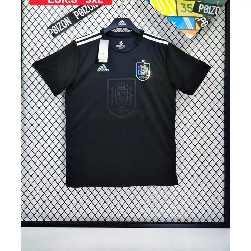 2024 Spain Black Special Soccer Jersey