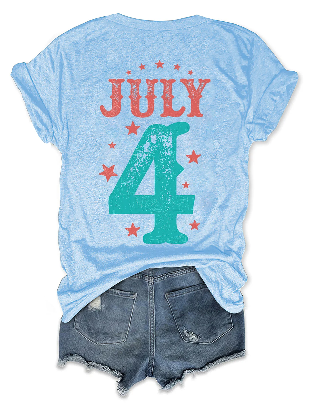 Land of the Free 4th of July T-shirt