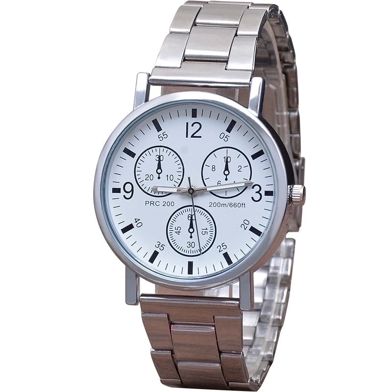 Fashion Solid Color Single Folding Buckle Quartz Men’s Watches