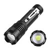 XHP50 Portable LED Telescopic Zoom Flashlight Waterproof Powerful Torch