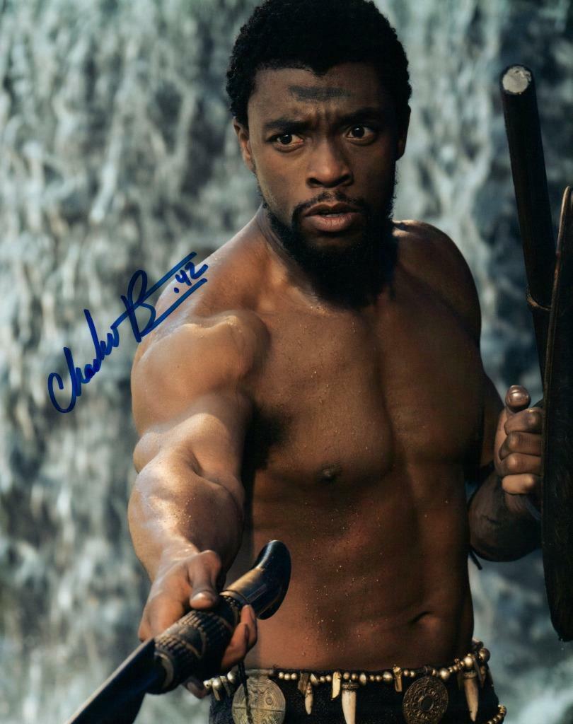 Chadwick Boseman 8x10 Autographed signed Photo Poster painting Picture and COA