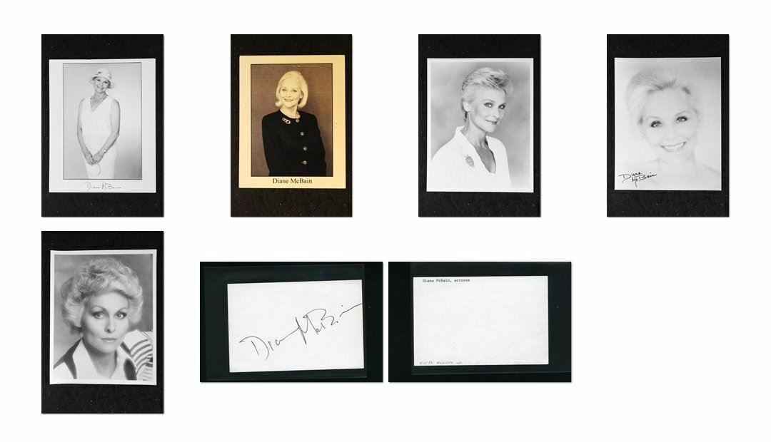 Diane Mcbain - Signed Autograph and Headshot Photo Poster painting set - Days of our Lives