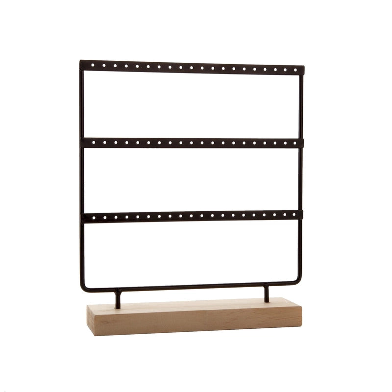 Hot Selling Jewelry Rack Earrings Display Stand Removable Wooden Bottom Earrings Jewelry Earrings Storage Rack