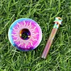 Titanium Headset Stem Top Cap with Bolt M6 MTB Headset Top Cap Bike Parts(Sun)