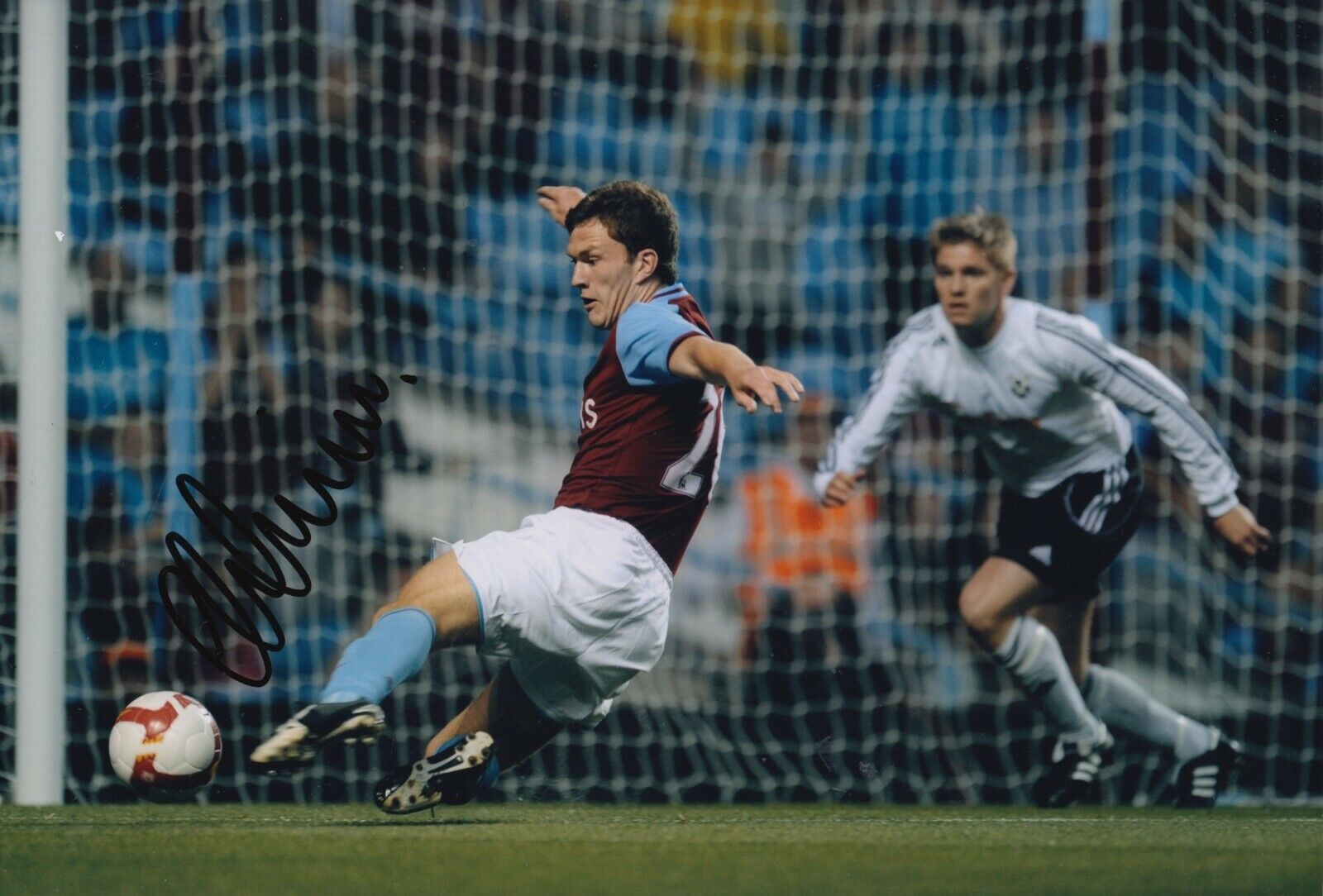 Craig Gardner Hand Signed 12x8 Photo Poster painting - Aston Villa Football Autograph 3.