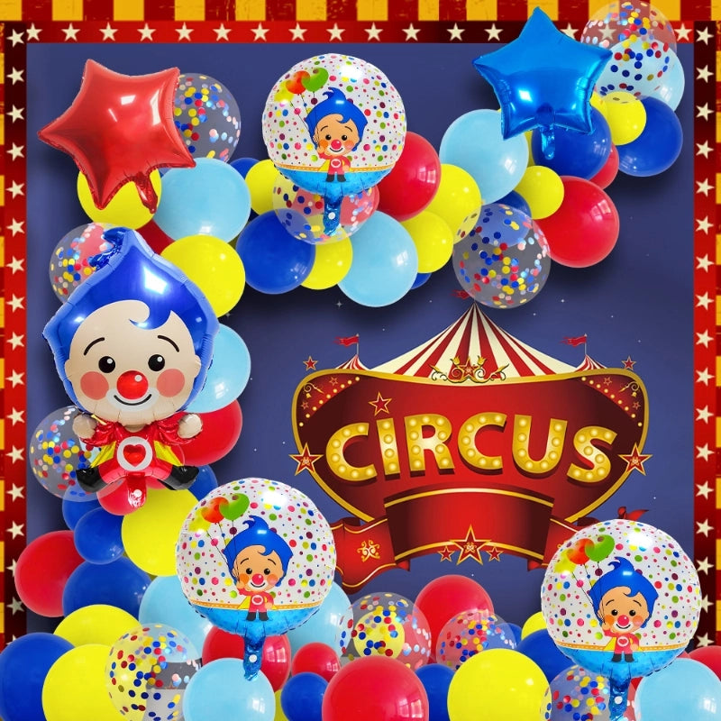 Minimalist Classic Style Color Block Aluminum Film Holiday Festival Balloons