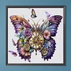 5D DIY Full Round Drill Diamond Painting Mechanical Butterfly Kit Decor 40x40cm