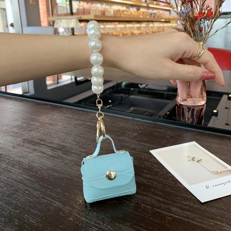 Pu Leather Solid Color Bag Charms