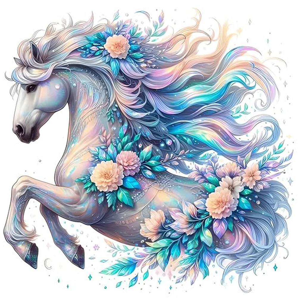 Diamond Painting - Full Square Drill - Horse(Canvas|35*35cm)