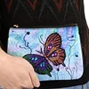 DIY Butterfly Special Shaped Diamond Painting Wristlet Wallet Women Clutch Mosaic Bag
