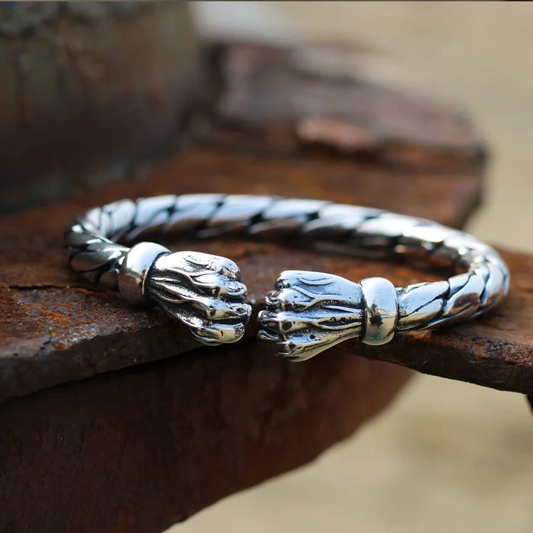Coutureaura Power In The Hand Double Fist Vintage Bracelet