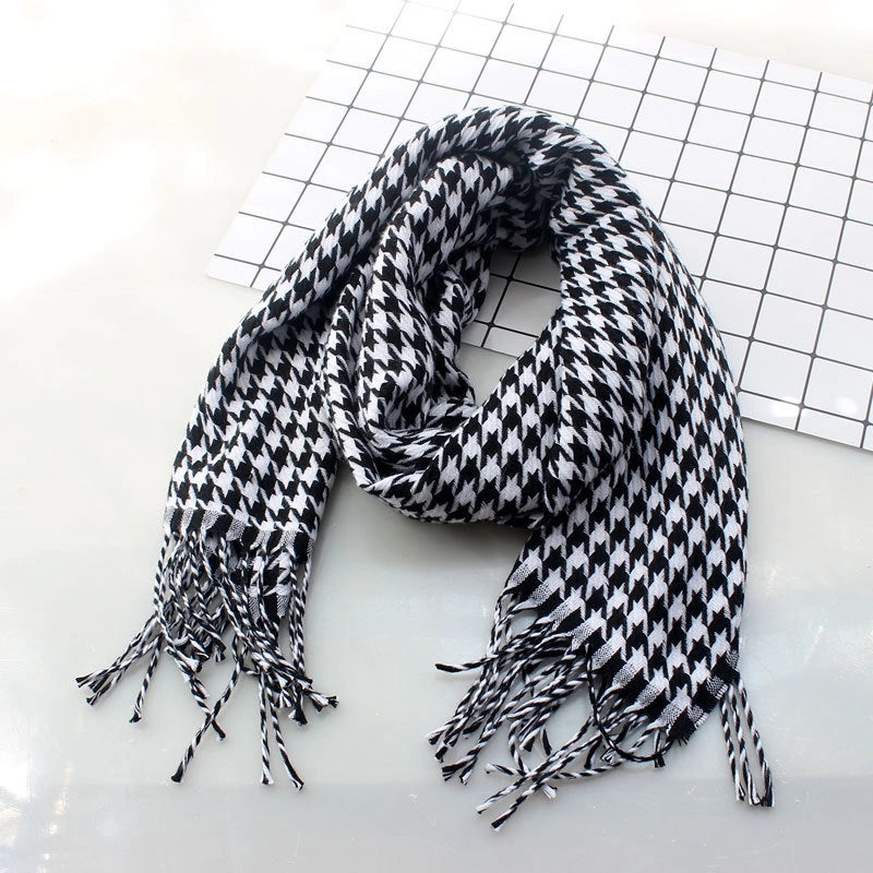 Autumn And Winter Children’s Scarf Scarf Dual-use Autumn And Winter Warm Baby Cashmere Scarf Plain Plaid Women’s Scarf