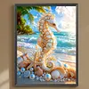 Diamond Painting -DIY Round Drill Pearl Seahorse