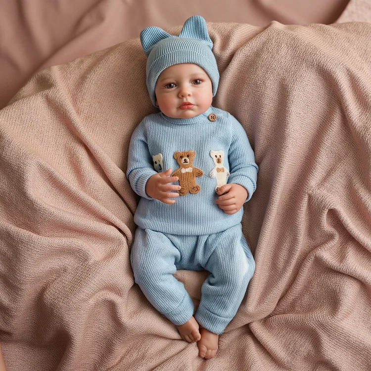 Babeside Reborn Baby Lucy & Carina 20'' Little Infant Twins Gift For Emotional Moments