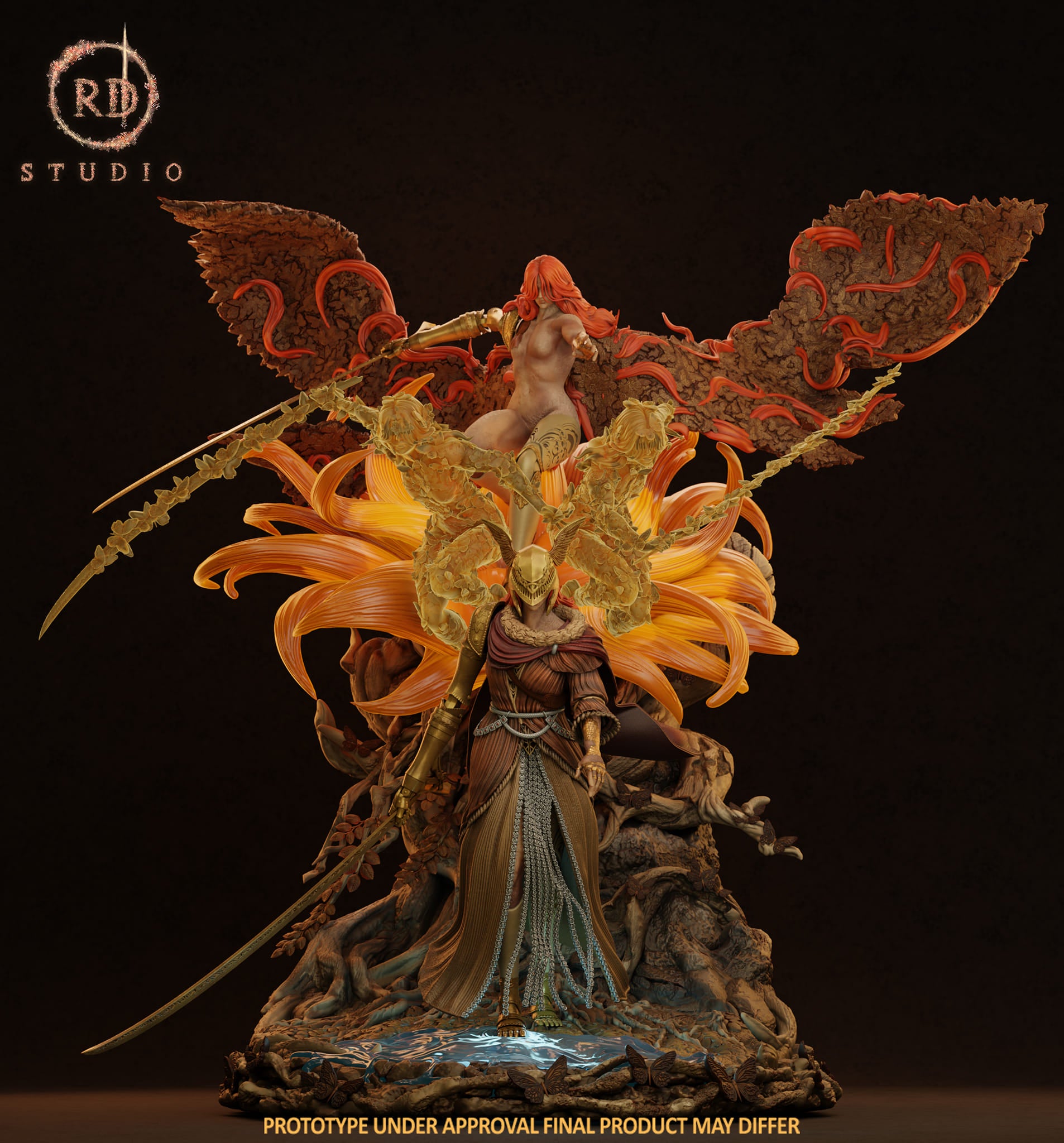 Action Figure - Malenia (Elden Ring) - 25 cm - 465 gramas