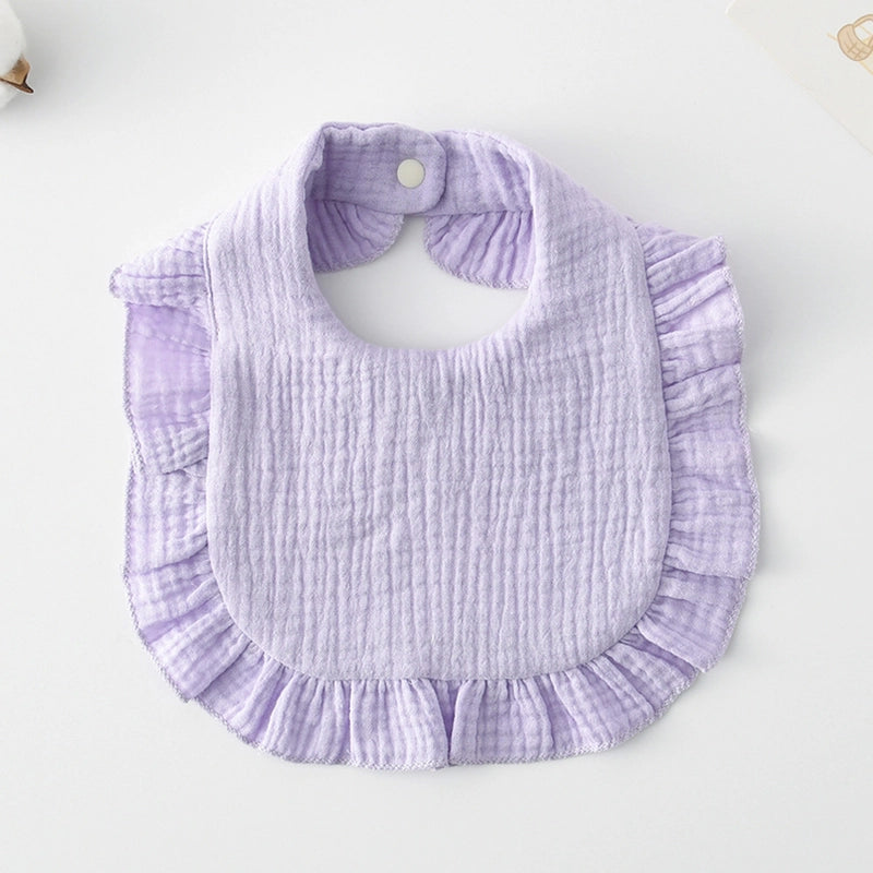 Cute Pastoral Letter Rainbow Fruit Cotton Burp Cloths Baby Accessories