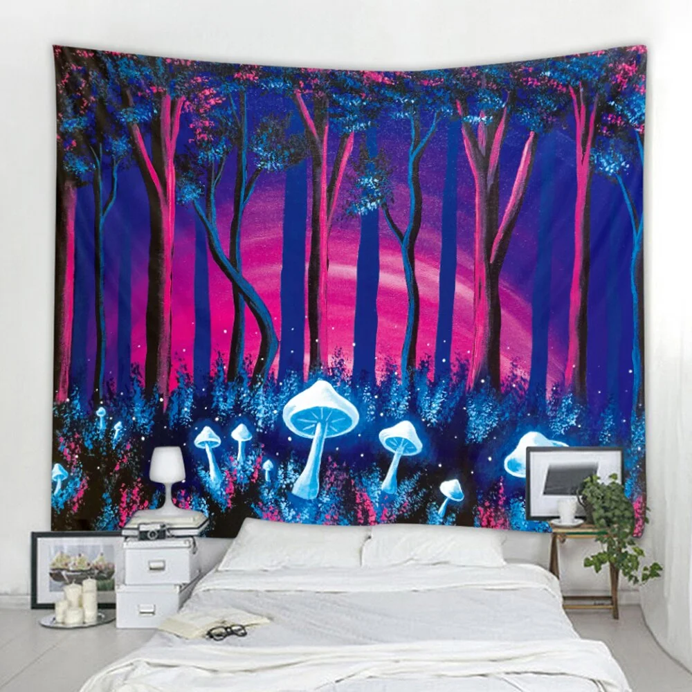 Nigikala art home decoration witchcraft tapestry Mandala tapestry Bohemian decorative yoga mat psychedelic scene mattress