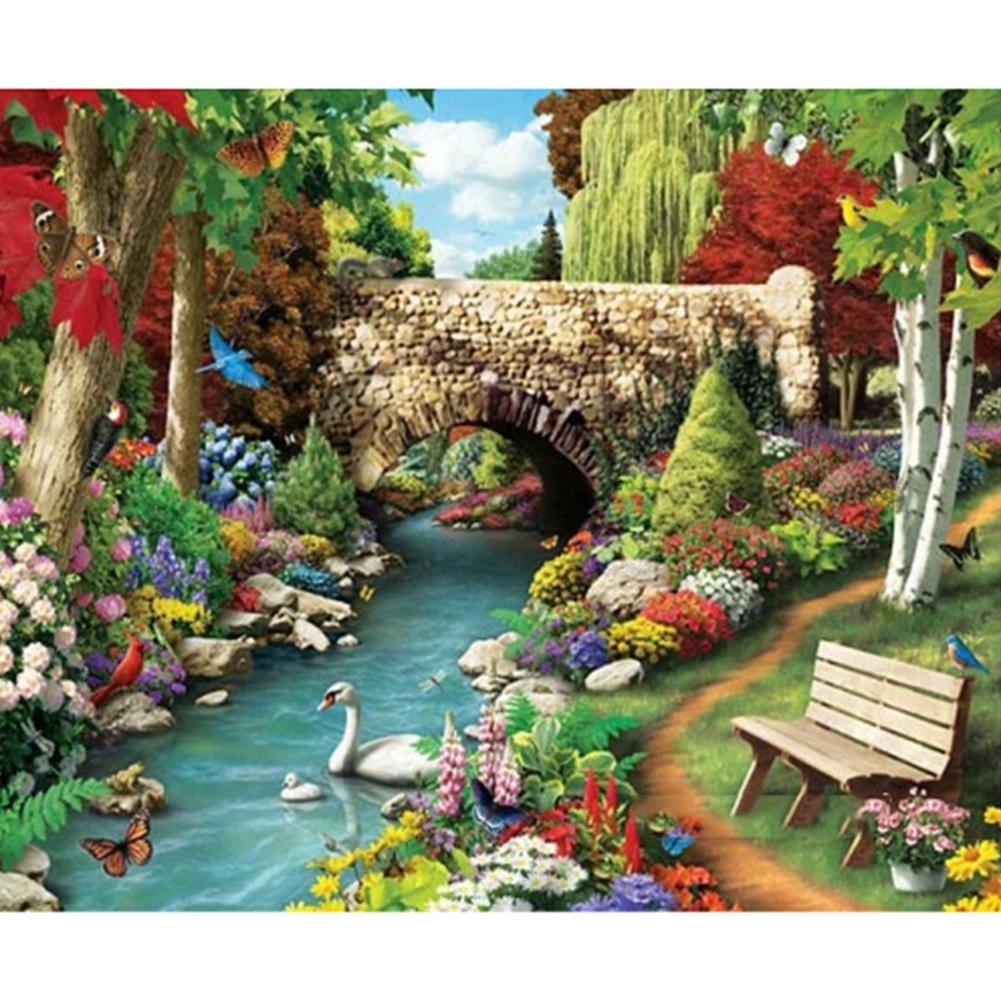 

40x50cm - Paint By Numbers River Bank, 501 Original