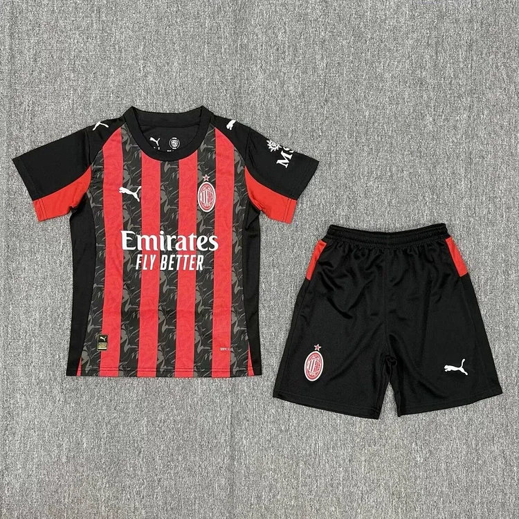 Kids AC Milan 25/26 Home Football Jersey