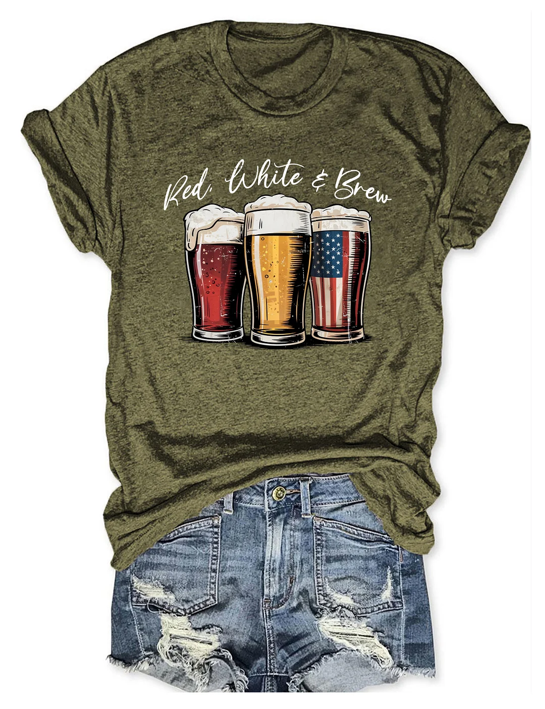 Red White And Brew T-shirt
