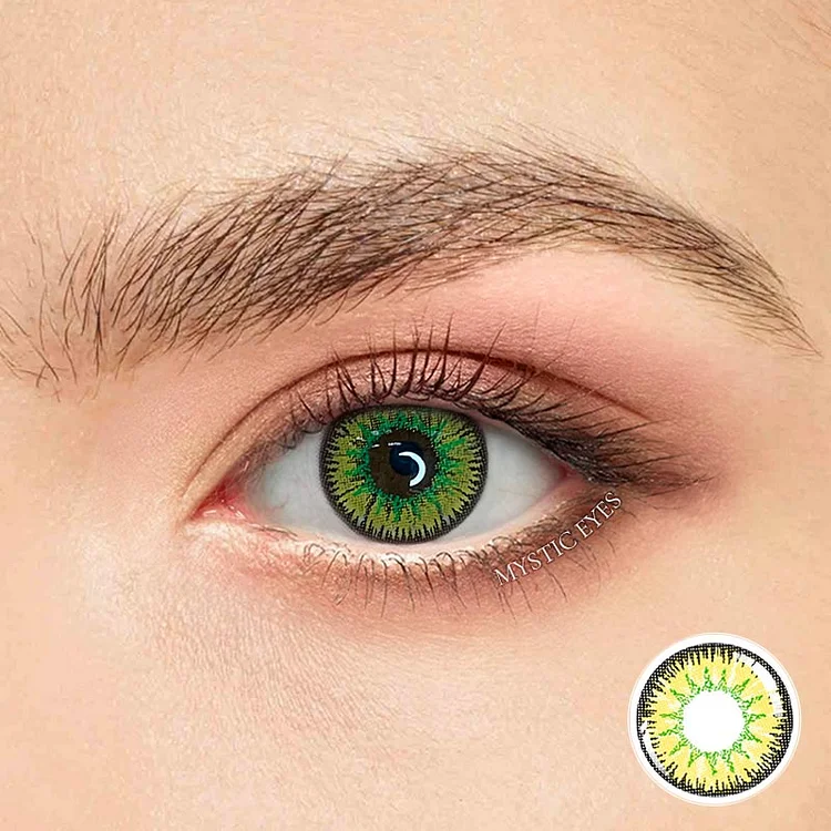 Vika Bright Green Cosplay Color Lenses – Candylens