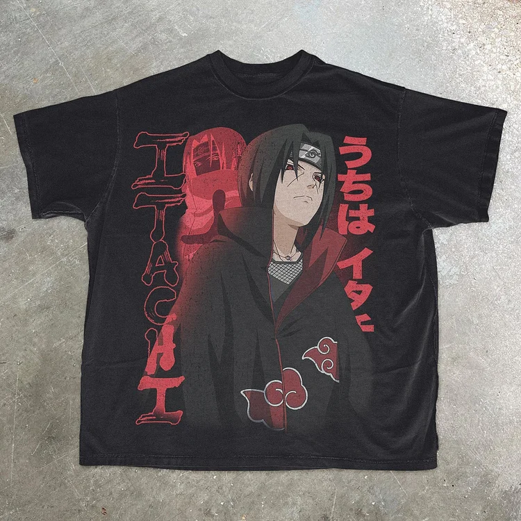 Naruto Cartoon Short Sleeve T-Shirt