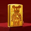 Steampunk Gear Mechanical Bear kerosene Lighter Copper Handmade Violent Bear Wearable Trendy Play