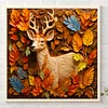 5D DIY Full Square Drill Partial AB Drill Diamond Painting Deer 45*45cm