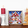 Christmas House - Diamond Painting - Partial Special Shaped Drill(Canvas|30*30cm)
