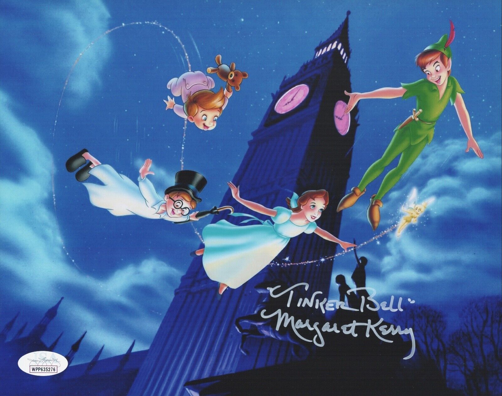 MARGARET KERRY Signed TINKER BELL 8x10 Photo Poster painting Autograph Disney JSA COA Cert