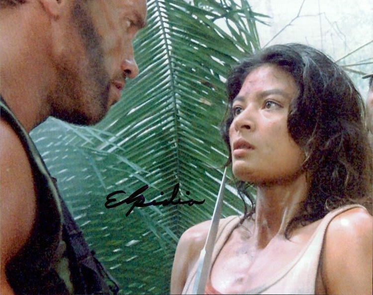 Elpidia Carrillo (Predator) signed 8x10 Photo Poster painting