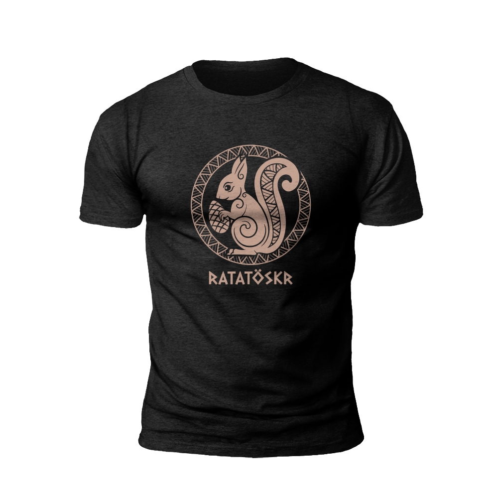 Viking Squirrel Adventure: The RATATOSKR T-shirt