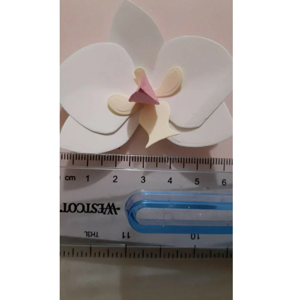 Phalaenopsid Flower Metal Dies Stencil Template for Embossing DIY Scrapbooking Paper Album Gifts Cards Making New Dies for 2020