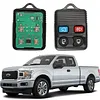 2 Set Car Key 315/433MHZ Clicker Transmitter Compatible for Ford Mazda 4 Buttons