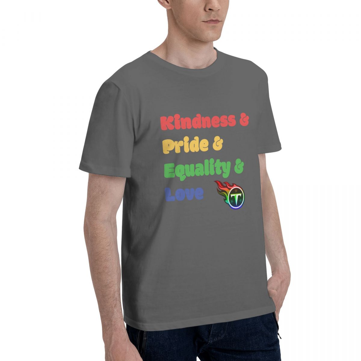 Tennessee Titans Colorful LGBT Cotton T-Shirt Men's
