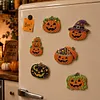 6pcs DIY Pumpkin Fun Halloween Pearl Art Diamond Painting Fridge Magnet