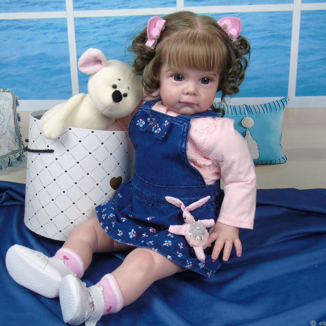 17'' Realistic And Lifelike Reborn Baby Cute Girl Doll Aaliyah