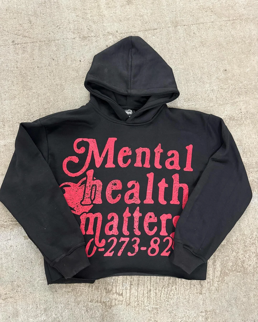 Aonga Y2k New Mental Health Matters Print Hoodies Women Men Oversized Hoodie Goth Grunge Streetwear Sweatshirt Harajuku Gothic Clothes aonga