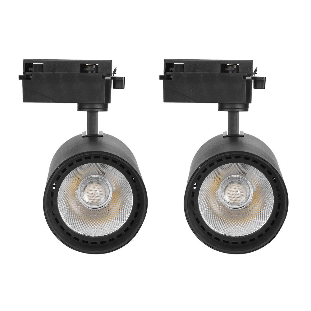 

2Pcs 30W LED Track Replace Aluminum OfficeSpot, Black, 501 Original