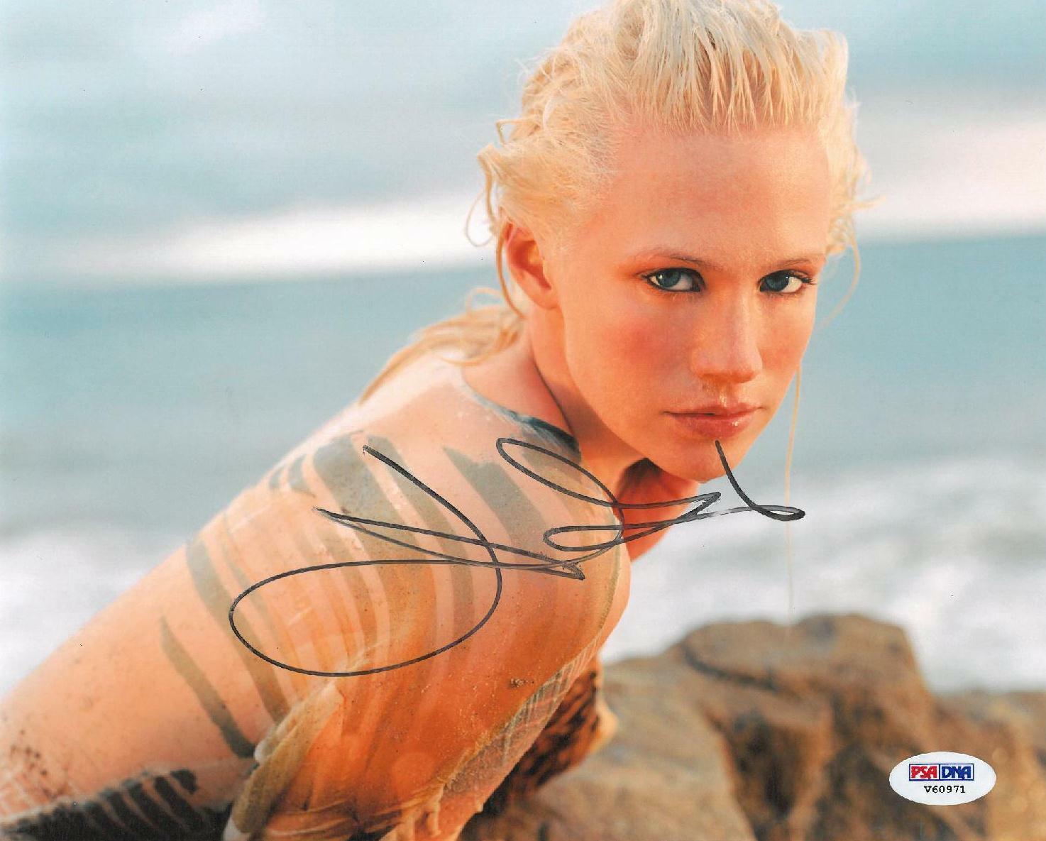 January Jones Signed Authentic Autographed 8x10 Photo Poster painting (PSA/DNA) #V60971