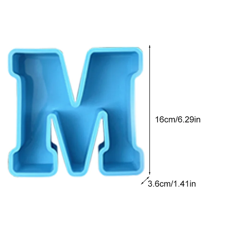Silicone Alphabet Molds Large Letter Molds Epoxy Resin Molds For Diy Craft  Birthday Party Wedding Home Decoration NEW 