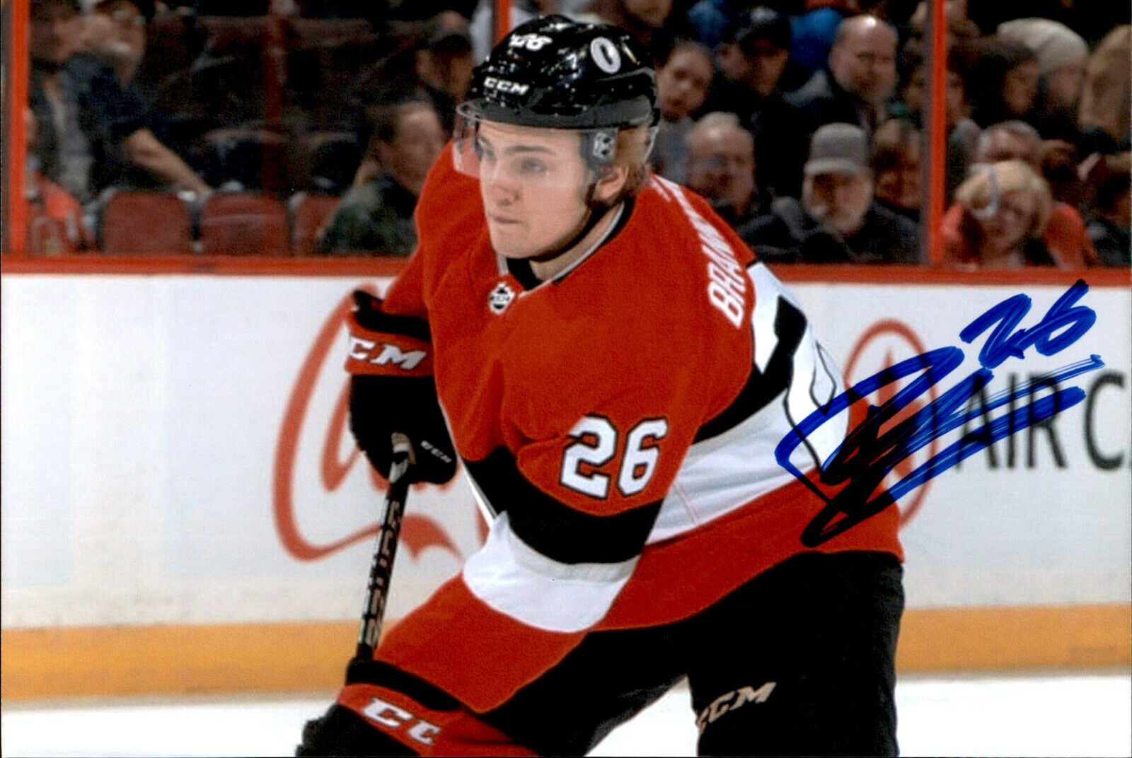 Erik Brannstrom SIGNED autographed 4x6 Photo Poster painting OTTAWA SENATORS #7