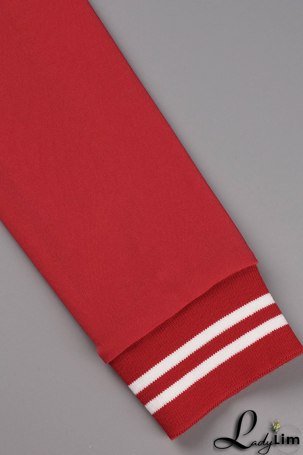 Red Fashion Casual Solid Patchwork O Neck Long Sleeve Dresses